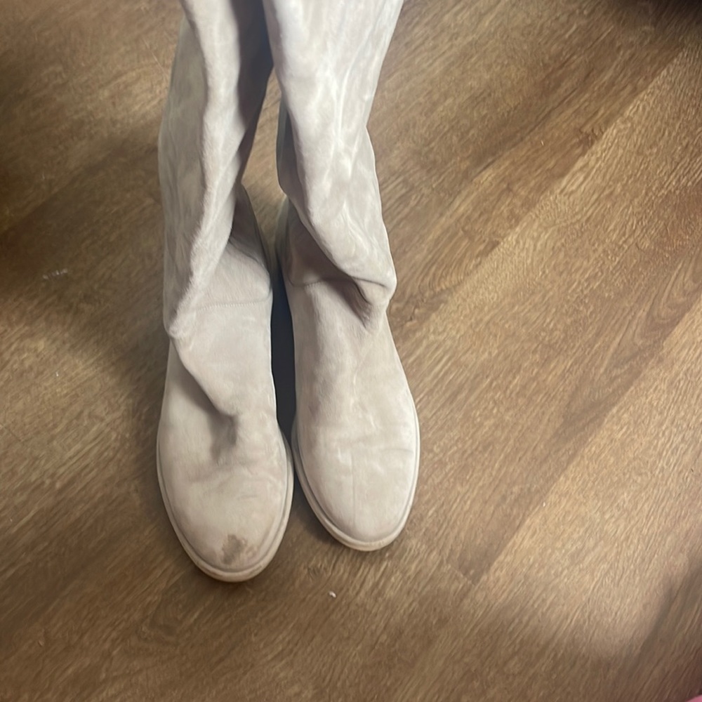 Light Stuart weitzman boots sz 8